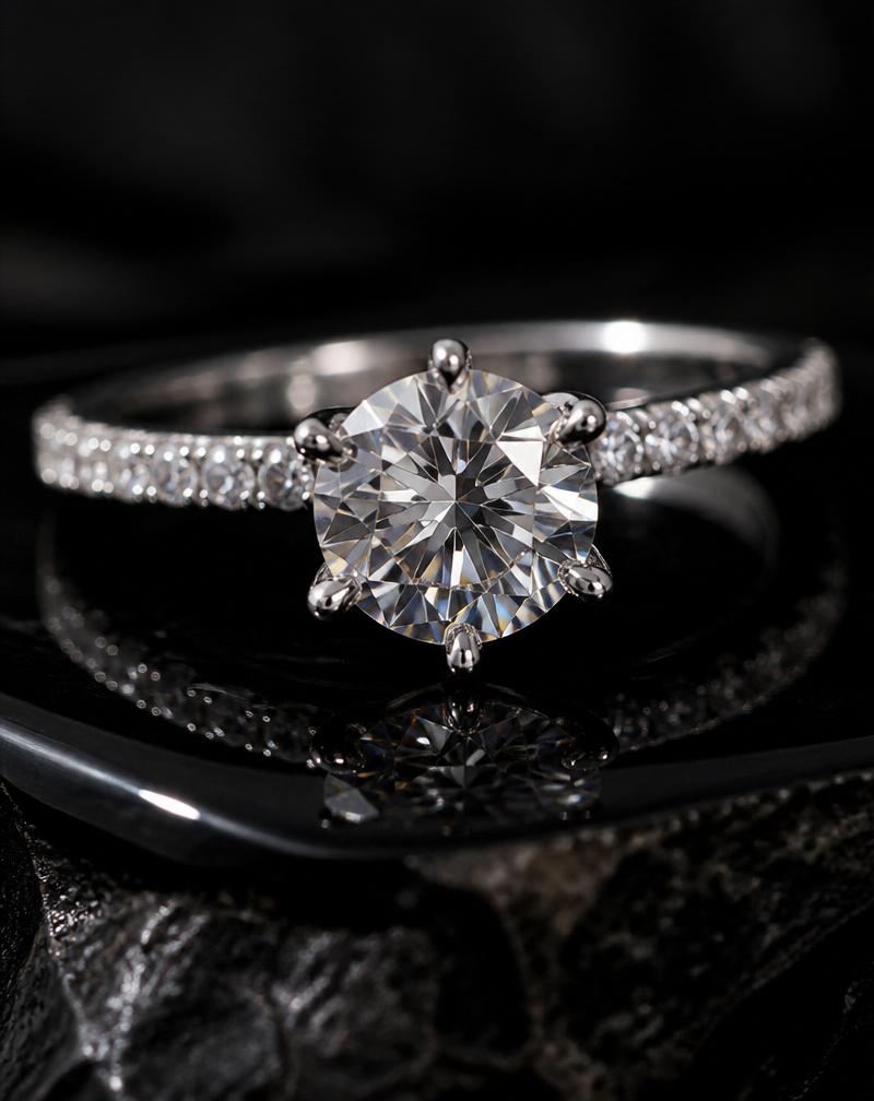 Ladies diamond rings collection at Al Jannat Jewellers, Abbottabad